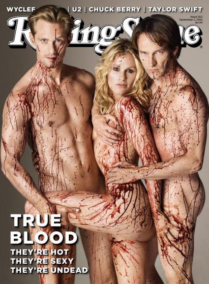 «Rolling Stone» põe actores de «True Blood» a nu: literalmente (foto) 425