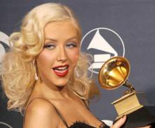 Christina Aguilera venceu na categoria de Melhor Performance Vocal Feminina de Pop (foto Lusa)